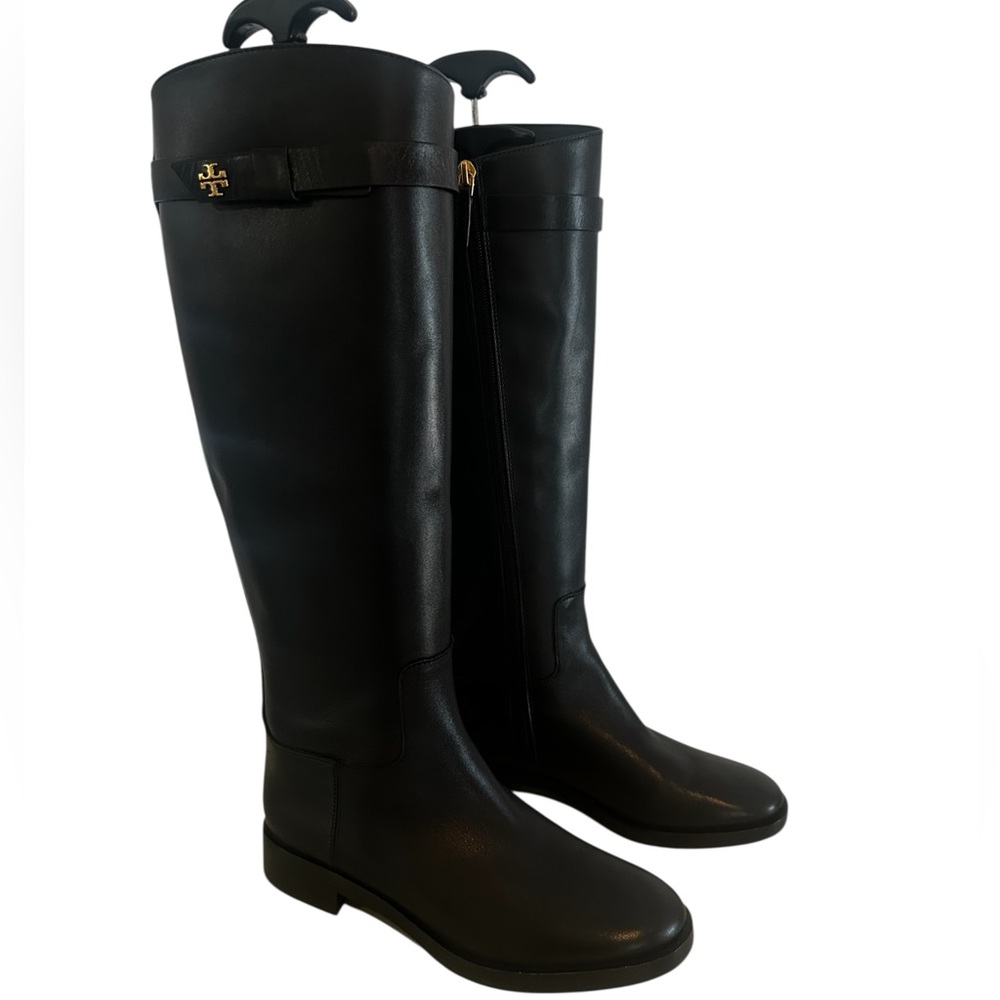 Tory Burch Everly Strap Tall Knee Riding Boots Sz 5